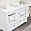 Melody Maison Large White 7 Drawer Chest of Drawers - Daventry White Range