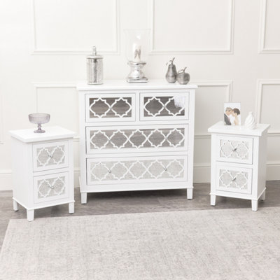 The range mirrored chest 2024 of drawers