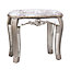 Melody Maison Mirrored Dressing Table Stool - Tiffany Range