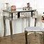 Melody Maison Mirrored Dressing Table - Tiffany Range