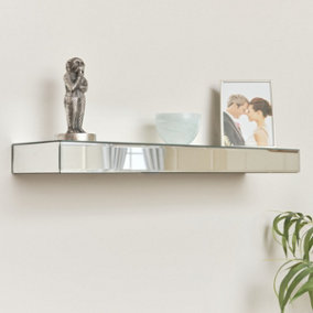 Melody Maison Mirrored Floating Wall Shelf