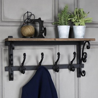 Ornate deals wooden shelf