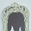 Melody Maison Ornate Cream Mirrored Candle Sconce