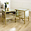 Melody Maison Pair of Gold Mirrored Bedside / Occasional Tables - Venus Range