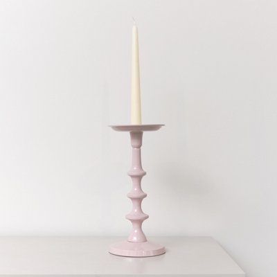 Melody Maison Pink Candle Holder - 26.5cm