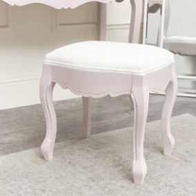 Melody Maison Pink Dressing Table Stool - Victoria Pink Range