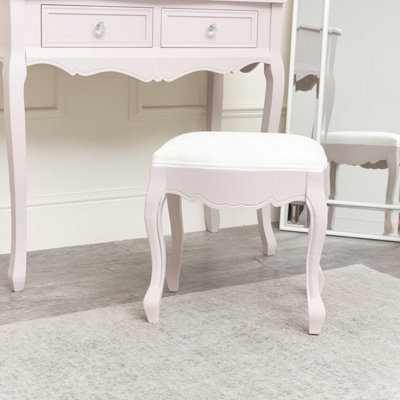 Melody Maison Pink Dressing Table Stool - Victoria Pink Range