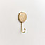 Melody Maison Round Gold Hammered Wall Hook
