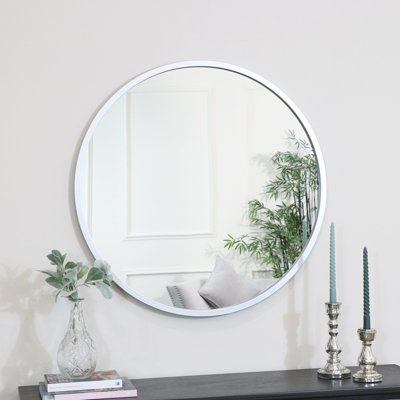 Large Baroque-style Silver Wall / Floor Mirror 90cm x 168cm