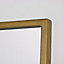 Melody Maison Rustic Antique Gold Rectangle Wall Mirror 50cm x 75cm