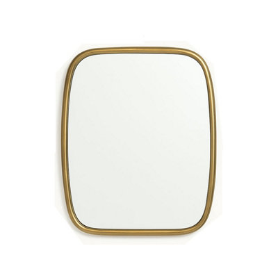 Melody Maison Rustic Gold Framed Mirror 40cm x 48.5cm
