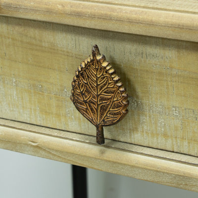 Melody Maison Rustic Leaf Drawer Knob