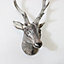 Melody Maison Rustic Wall Mounted Metal Stag Head