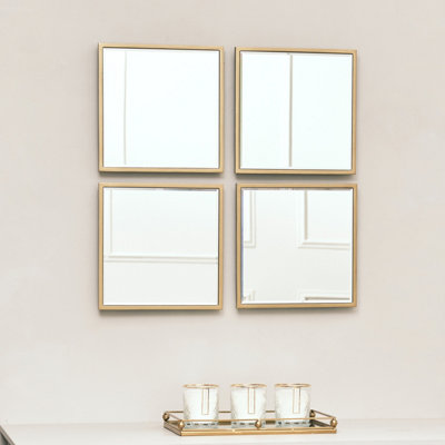 Square deals gold mirrors