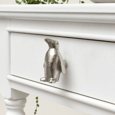 Melody Maison Silver Penguin Drawer Knob