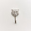Melody Maison Silver Tiger Head Wall Hook