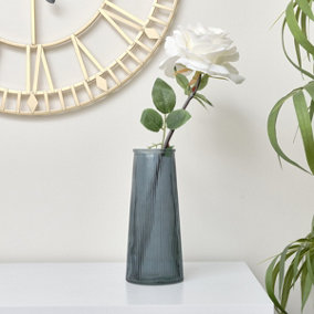 Melody Maison Tall Blue Glass Vase - 23cm