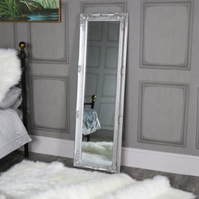 Melody Maison Tall Silver Wall / Leaner Mirror