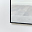 Melody Maison Tall Slim Black Arched Wall Mirror 135cm x 40cm
