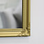 Melody Maison Vintage Gold Wall Mirror 36cm x 55cm