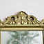 Melody Maison Vintage Gold Wall Mirror 36cm x 55cm