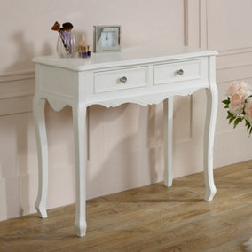Melody Maison White Console / Dressing Table - Victoria Range
