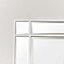 Melody Maison White Framed Art Deco Wall / Leaner Mirror 142 cm x 54 cm
