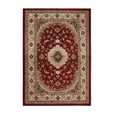 Melrose Classic Traditional Red Vintage Area Rug 160/230cm
