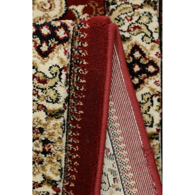 Melrose Classic Traditional Red Vintage Area Rug 200/290cm