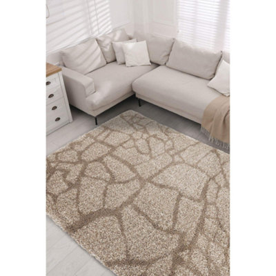 Melrose Terrain Stone Design Medium Indoor Area Rug 120/170cm