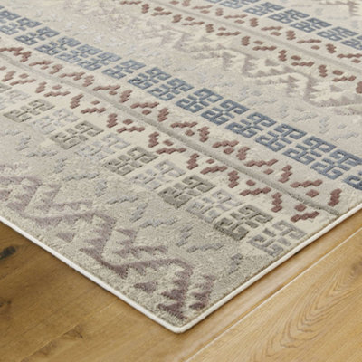 Melrose Vinci Soft Feel Scandi Textured Large Indoor Area Rug 160/230cm