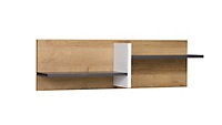 Memone Scandinavian Wall Shelf 100cm - Golden Oak - W1000mm x H300mm x D220mm