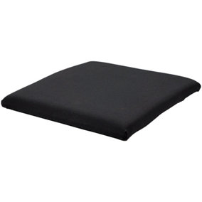 Memory Foam Comfort Seat Cushion - Cooling Gel Layer - Removable Cover