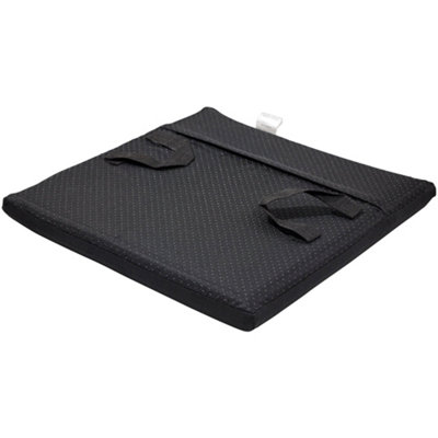Memory Foam Comfort Seat Cushion - Cooling Gel Layer - Removable Cover
