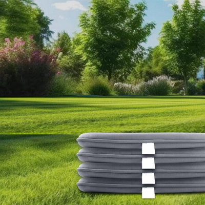 Memory Foam Garden Kneeling Mat  - GREY 49cm x 30cm - 5