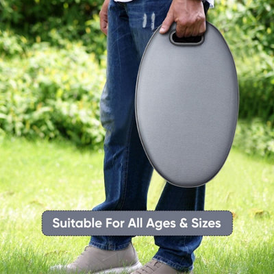 Memory Foam Garden Kneeling Mat  - GREY 49cm x 30cm - 7