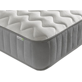 Memory Foam Grey Castle Spring Mattress Small Single