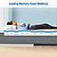Memory Foam Mattress 8 Inch Mattress with Soft Fabric 2-Layer Skin-friendly Durable-Double