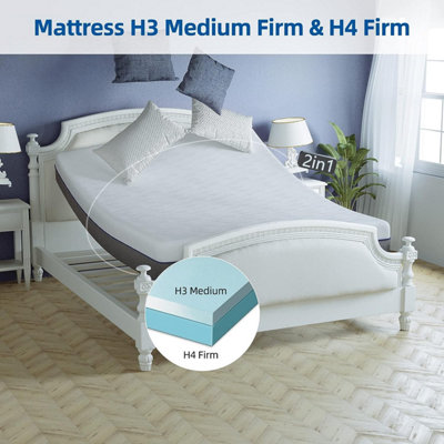 Memory Foam Mattress 8 Inch Mattress with Soft Fabric 2-Layer Skin ...