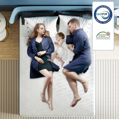 Memory Foam Mattress 8 Inch Mattress with Soft Fabric 2-Layer Skin ...