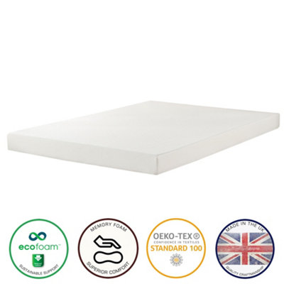 Memory Foam Mattress For Kids Beds & Childrens Bunk Beds, Size Single