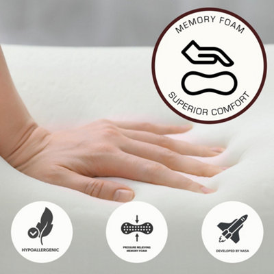 Memory Foam Mattress For Kids Beds & Childrens Bunk Beds, Size Single