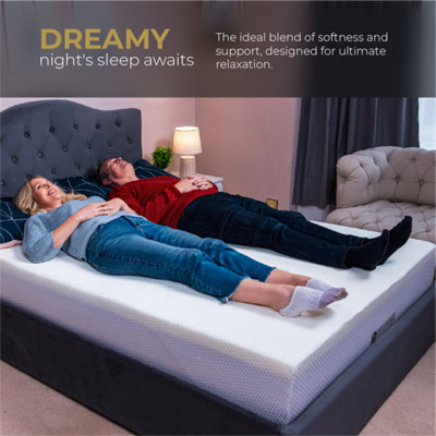 Memory Foam Mattress Orthopedic 6 Inch Deep - PureDream by DS Living