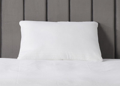 Memory Foam Shell Pillow Soft Hollowfibre Filled Plump Microfibre Hotel Quality