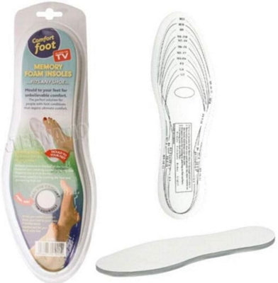 Trainers with memory foam sales insoles