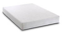 Memory King Mattress, Firm, High Quality Memory Foam Top Layer, Silent, No Springs, Cleanable Cover, 3FT Single, 90 x 190 cm