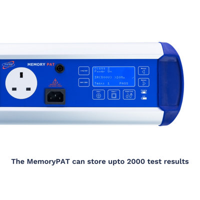 MemoryPAT PAT Tester Portable Applicance Tester with Display
