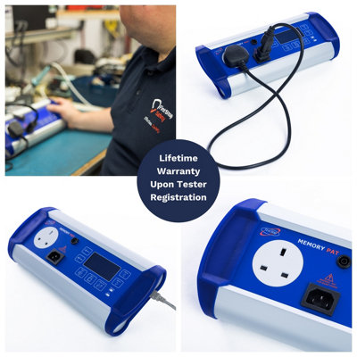 MemoryPAT PAT Tester Portable Applicance Tester with Display