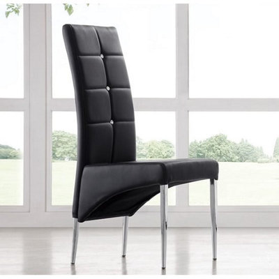 Memphis Large Grey Gloss Dining Table 6 Petra Grey White Chairs