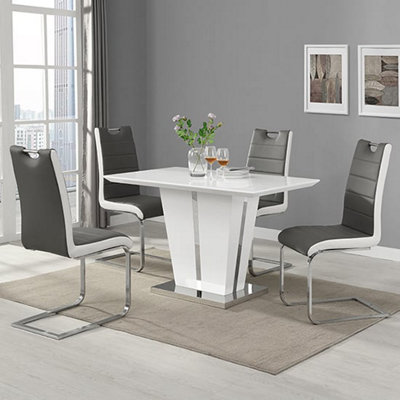 White gloss chair hotsell
